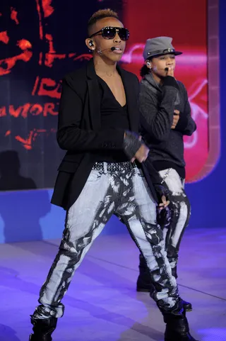 Be My #1 Girl - Mindless Behavior sound checking at BET's 106 and Park (Photo: John Ricard/BET)