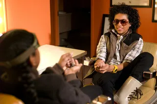 Let's Do This  - Mindless Behavior going over the game plan at BET's 106 and Pak (Photo: John Ricard/BET)