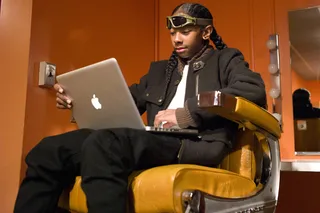 Is That Me on BET.com - Ray Ray of Mindless Behavior chilling backstage at BET's 106 and Park (Photo: John Ricard/BET)