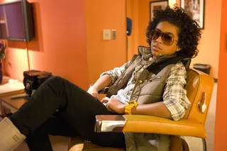 I'm So Chill - Princeton of Mindless Behavior hanging out backstage at BET's 106 and Park (Photo: John Ricard/BET)