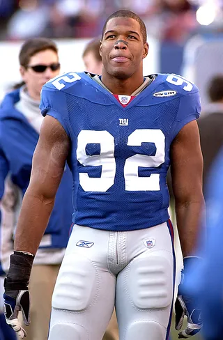 Michael Strahan: November 21 - The former New York Giant turns 40. (Photo: Tom Berg/NFLPhotoLibrary/Getty Images)