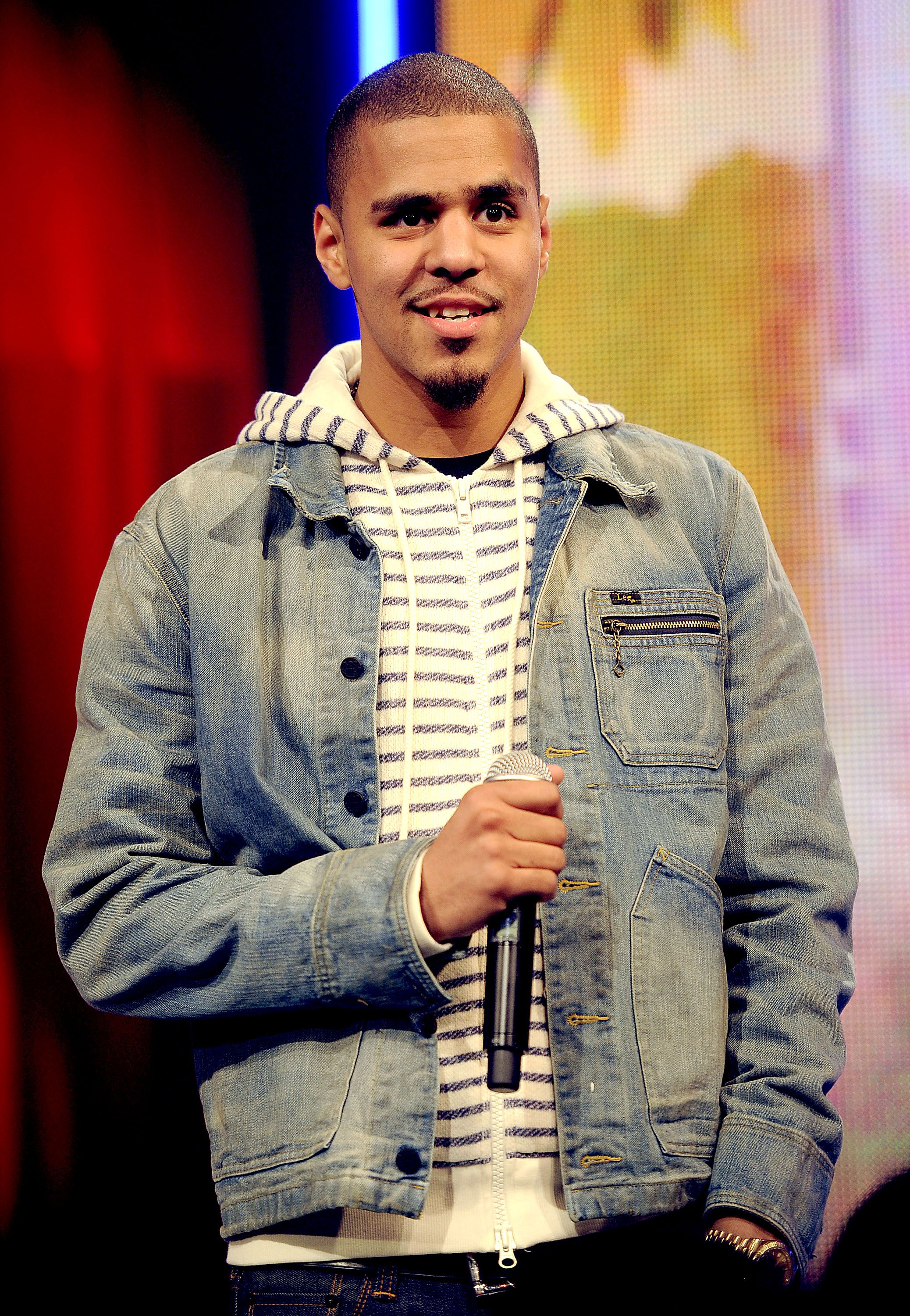 J. Cole - @JColeNC: Up goes Frazier...RIP&nbsp;(Photo: Frank Micelotta/PictureGroup)