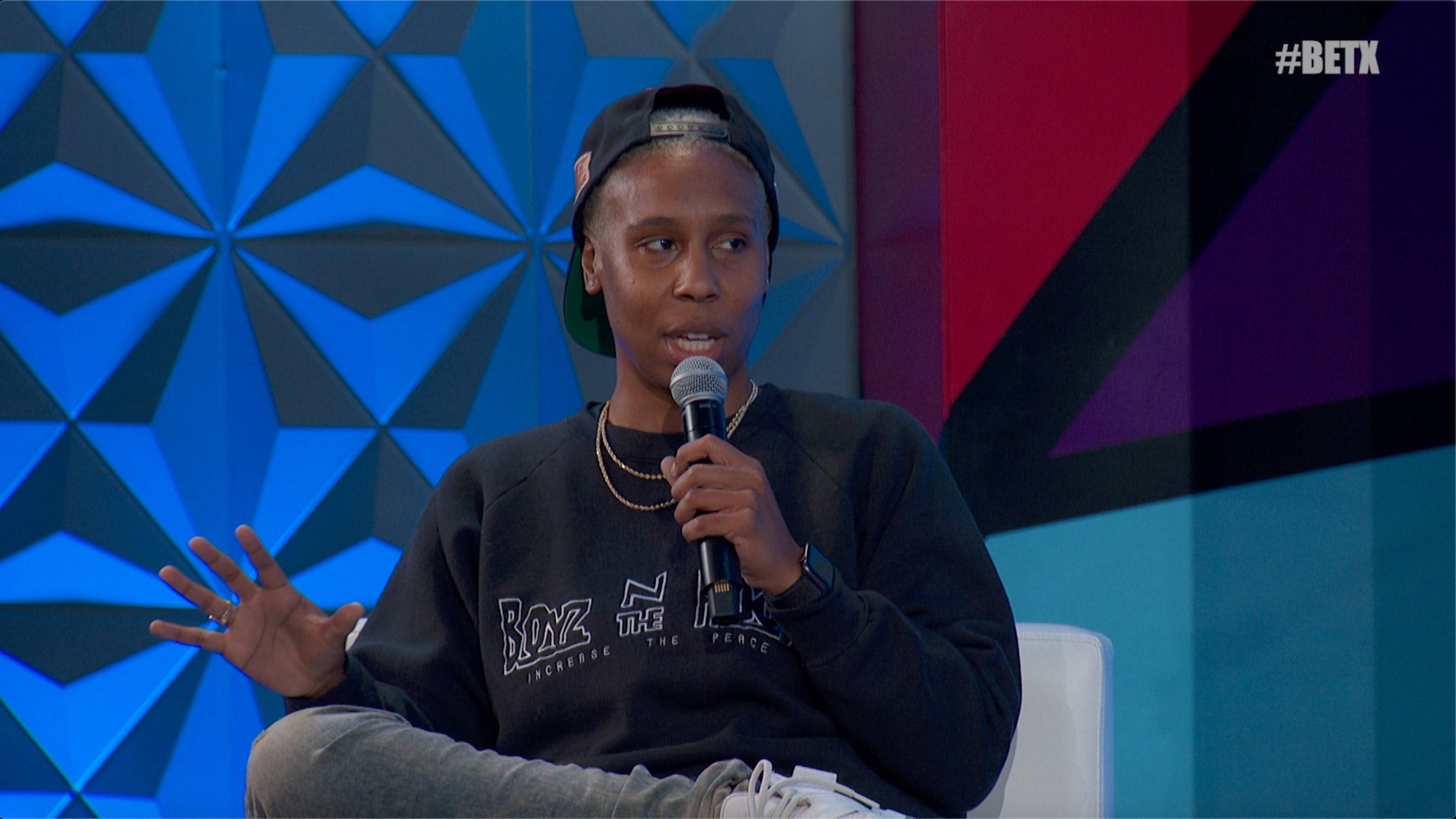 Lena Waithe at the BET Experience 2019 Genius Talks.