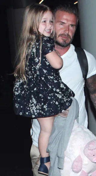 Harper Beckham - She wears the fashion crown well.&nbsp; (Photo: MHD, PacificCoastNews)