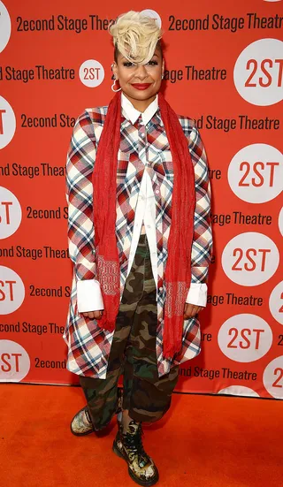 Always So Raven - The controversial actress and frequest View co-host Raven-Symoné attends The Way We Get By opening night at Second Stage Theatre in New York City.   (Photo: Astrid Stawiarz/Getty Images)