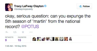 @brokeymcpoverty - (Photo: Tracy LaFway Clayton via Twitter)