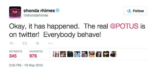 @ShondaRhimes - (Photo: Shonda Rhimes)