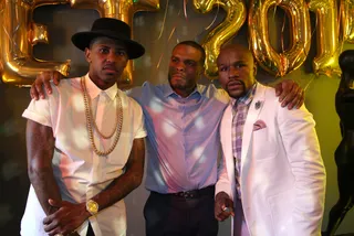 Fabolous and Floyd Mayweather Cold Chillin' - (Photo: Johnny Nunez / BET)