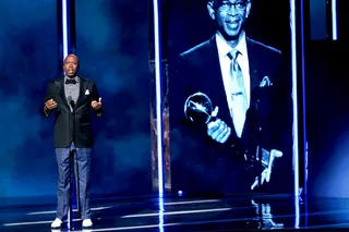 A Sportscaster Veteran to Be Remembered  - Sports commentator Kenny Smith tributes the late and great Stuart Scott. (Photo: Mark Davis/BET/Getty Images for BET)