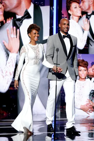 Couples Club  - Nicole Ari Parker and Boris Kodjoe make marriage look easy! (Photo by Mark Davis/BET/Getty Images for BET)