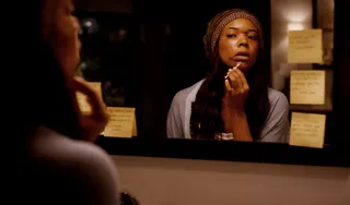 Mary Jane Masks the Pain and Moves On - Mary Jane covers up her scars with makeup and attempts to get on with her life.(Photo: BET)