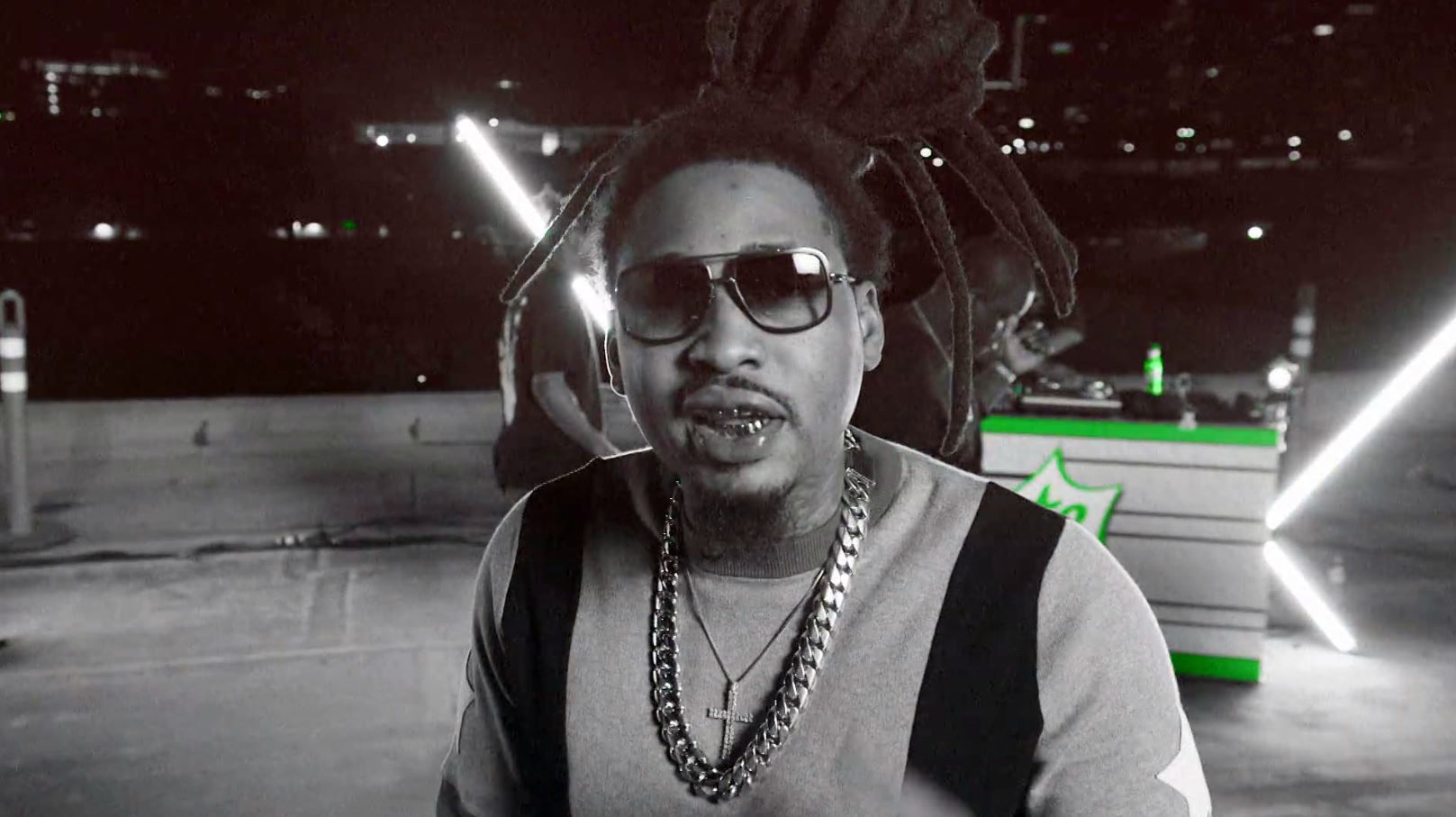 Young Miami rapper Ball Greezy performs in the Young Miami Cypher on the 2017 BET Hip Hop Awards.