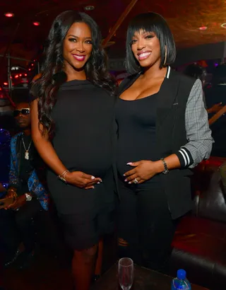 Kenya Moore and Porsha Williams - &quot;Mommas out on the town!&quot; (Photo: Prince Williams/WireImage)