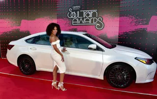 Fast and Fierce - The beautiful Wendy Raquel Robinson of BET's The Game has that whip appeal! (Photo: Paras Griffin/BET/Getty Images for BET)