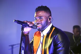 Dapper Gent - Jason Derulo performs onstage at the GQ Gentlemen's Fund Charity Concert in New York City.(Photo: Bryan Bedder/Getty Images for GQ)