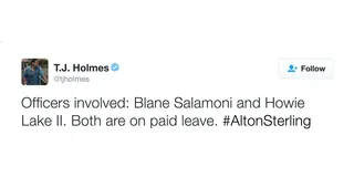 T.J. Holmes - It's almost no longer surprising.&nbsp;(Photo: T.J. Holmes via Twitter)