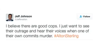 Jeff Johnson - The political commentator wants the "good cops" to speak up.(Photo: Jeff Johnson via Twitter)