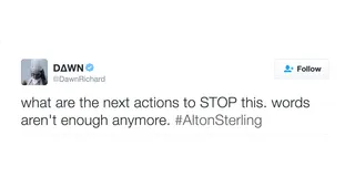 Dawn Richard - Actions speak louder.(Photo: Dawn Richard via Twitter)