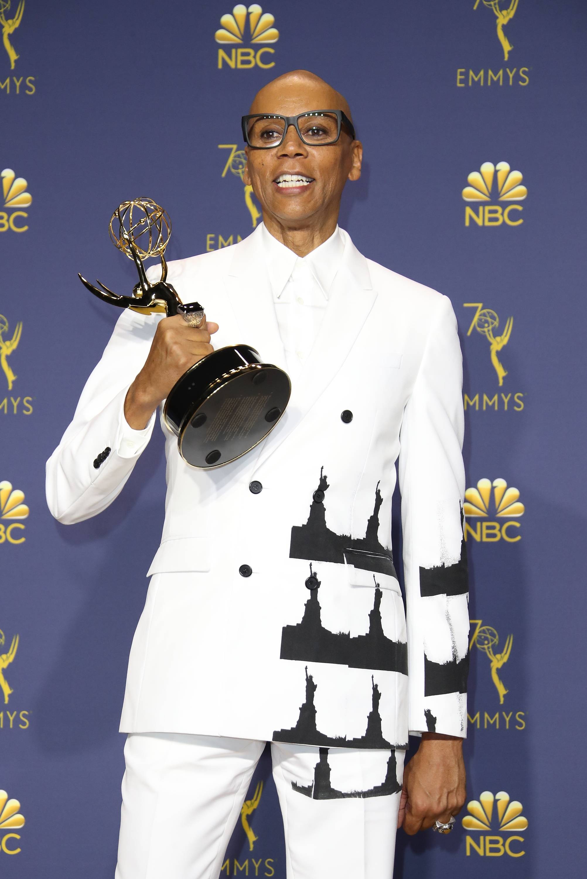 RuPaul - RuPaul won last year's Emmy Award for Outstanding Host For a Reality Show or Competition Program and he is nominated for this award again for the 2019 Emmy Awards.&nbsp; (Photo: Dan MacMedan/Getty Images)