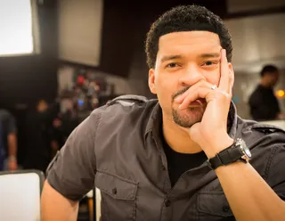 Bert Belasco - An actor's work is never done. The cast and crew of Let's Stay Together and other shows work hard day and night so you can enjoy a half hour of television every week.&nbsp; (Photo: RonReaco Lee/BET)