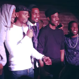 A Great Day in Comedy - Questlove said Dave Chappelle brought some new hilarious material about South Africa and the Pope while Kevin Hart joked about Jay-Z in an epic comedic symphony. (Photo: Questlove/Instagram)