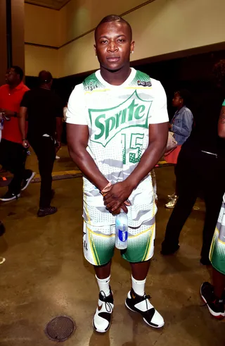 O.T. Genasis Is Lit!&nbsp; - Recording artist O.T. Genasis takes the court.&nbsp;(Photo: Vivien Killilea/BET/Getty Images for BET)&nbsp;