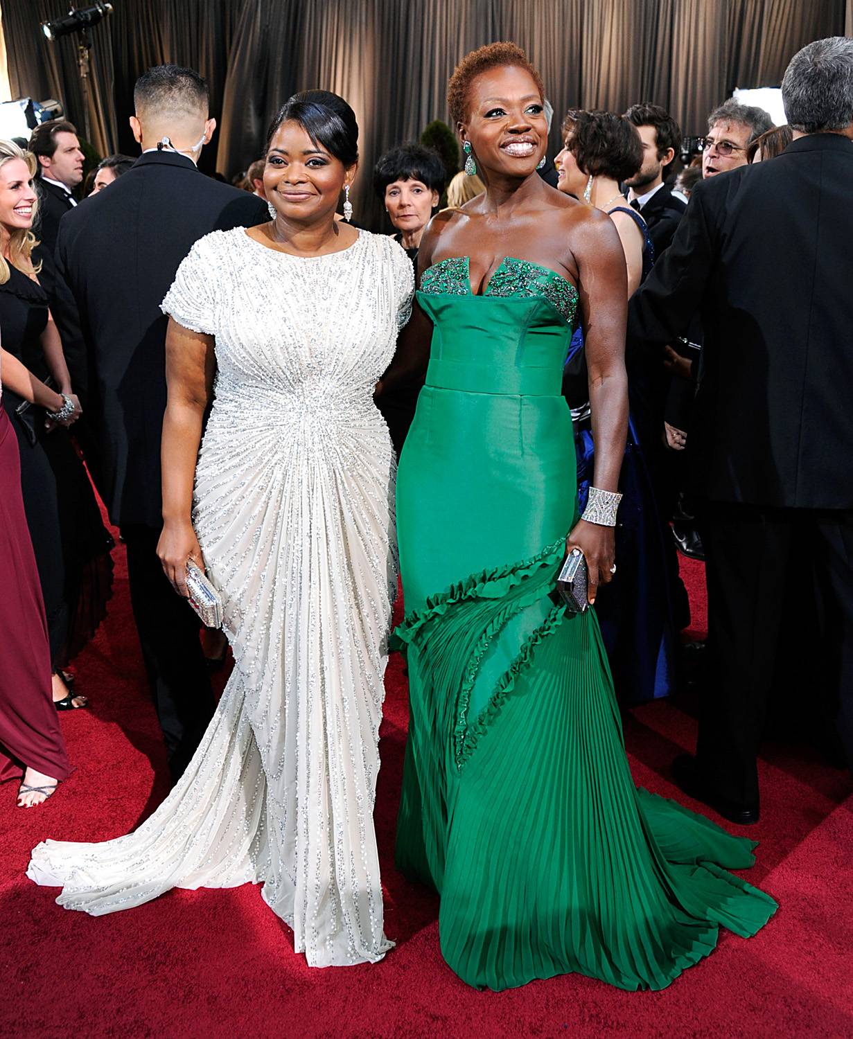 Octavia Spencer Wins Oscar for The Help - Octavia Spencer won the Best Supporting Actress award for her role as a maid in The Help at the 84th&nbsp;Academy Awards.&nbsp; Viola Davis, who was nominated for Best Actress for her role in the same movie, lost out to Meryl Streep.(Photo: Ethan Miller/Getty Images)