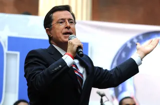 Stephen Colbert - “Satan loves big government. I mean what was the apple but the original food stamp?” said comedian Stephen Colbert.(Photo: Landov)