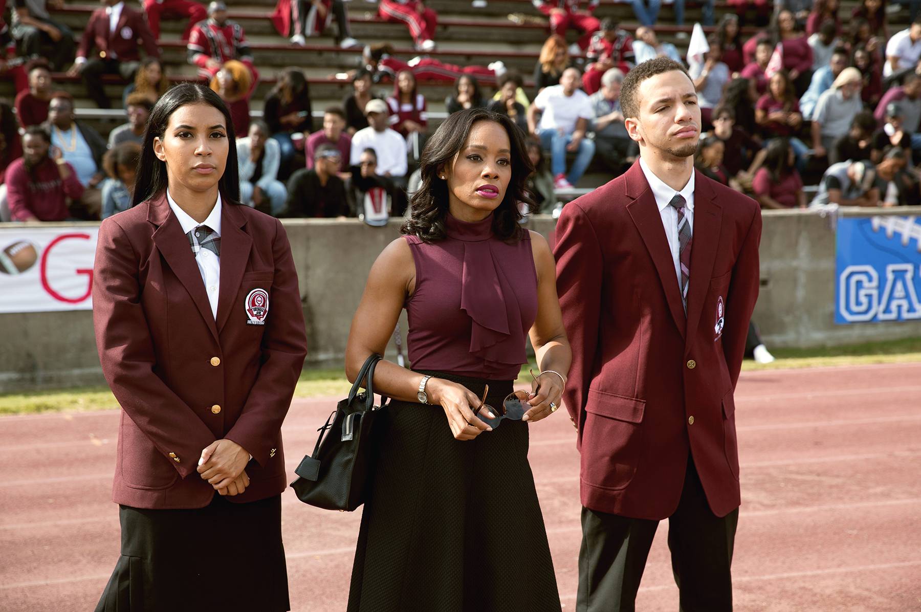 Actress Anika Noni Rose on BET's HBCU series The Quad.