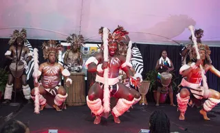 Cultural Exchanges - Entertainment at the gala included dances from men and women inspired by tribal traditions.&nbsp;(Photo: Ty Wright for BET)