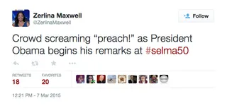 Zerlina Maxwell, @zerlinamaxwell - Yes we can!   (Photo: Zerlina Maxwell via Twitter)