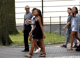 Central Park&nbsp;(July 18) - President Barack Obama&nbsp;brought along&nbsp;Sasha and friends of the girls to visit his eldest daughter&nbsp;in NYC. They had an eventful day that included a stroll through Central Park. There’s plenty to do on the 843 acres.  (Photo: REUTERS/Kevin Lamarque /LANDOV)