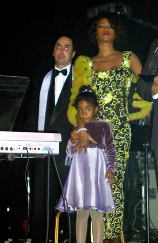 Count on Me - Whitney and Bobbi K strutted their stuff in 1999 at Bobby Brown and Whitney Houston's All-Star Gala Benefiting the American Cinema Foundation in New York.(Photo: CelebrityVibe/Splash News)