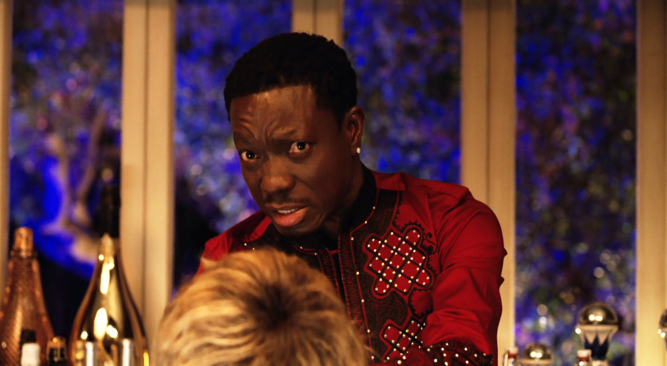 Michael Blackson on the 2018 BET Awards.