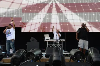 Eye Know - De La Soul&nbsp;kept the crowd lifted. You know them stakes is high.(Photo: Kevin Mazur/Getty Images for Anheuser-Busch)