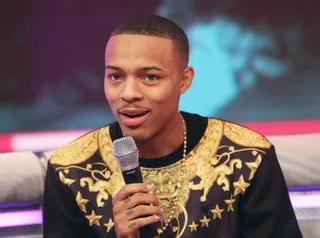 Sly - Host Bow Wow gives a sly laugh while on set.&nbsp;(Photo: Bennett Raglin/BET/Getty Images for BET)&nbsp;