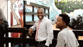 Oh, the Memories - iLoveMemphis laughs with his mentor and second dad.(Photo: BET)