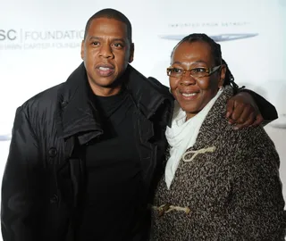 Jay Z's Mother Gloria Carter - It's safe to say that Jay Z is Gloria's favorite child since she opens the song with saying that he's "the only one that didn't give [her] any pain when [she] gave birth to him." It's also safe to say Gloria is Jay Z's favorite mom.Song: "December 4th" by Jay Z(Photo: Jamie McCarthy/WireImage)