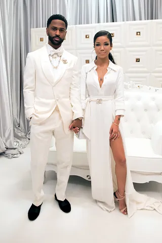 Big Wedding - Big Sean came oout for Gucci and Keyshia's epic wedding. (Photo: Rodrigo Varela/BET)