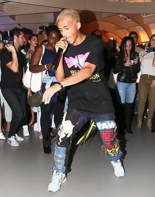 Mr. Smith - Jaden Smith rocks the stafe in Los Angeles.(Photo: Marc Patrick/BFA/REX/Shutterstock)