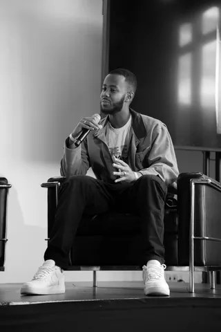 Mustafa The Poet On The HXOUSE Panel&nbsp; - Mustafa The Poet On The HXOUSE Panel. (Nov. 6) (Photo: Hxouse)