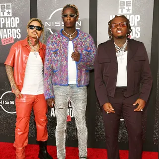 BET Hip Hop Awards 2021 | Red Carpet Taurus, Young Thug and Gunna | 1080 x 1080