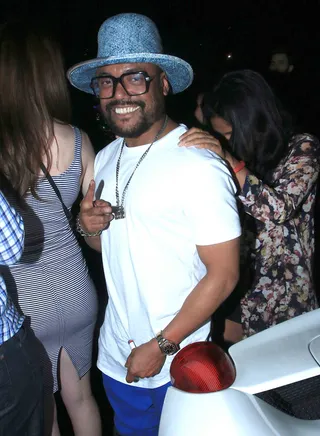 Cheers - Apl.de.ap of the Black Eyed Peas parties at Warwick Nightclub in Hollywood. &nbsp;(Photo: Winston Burris/WENN.com)