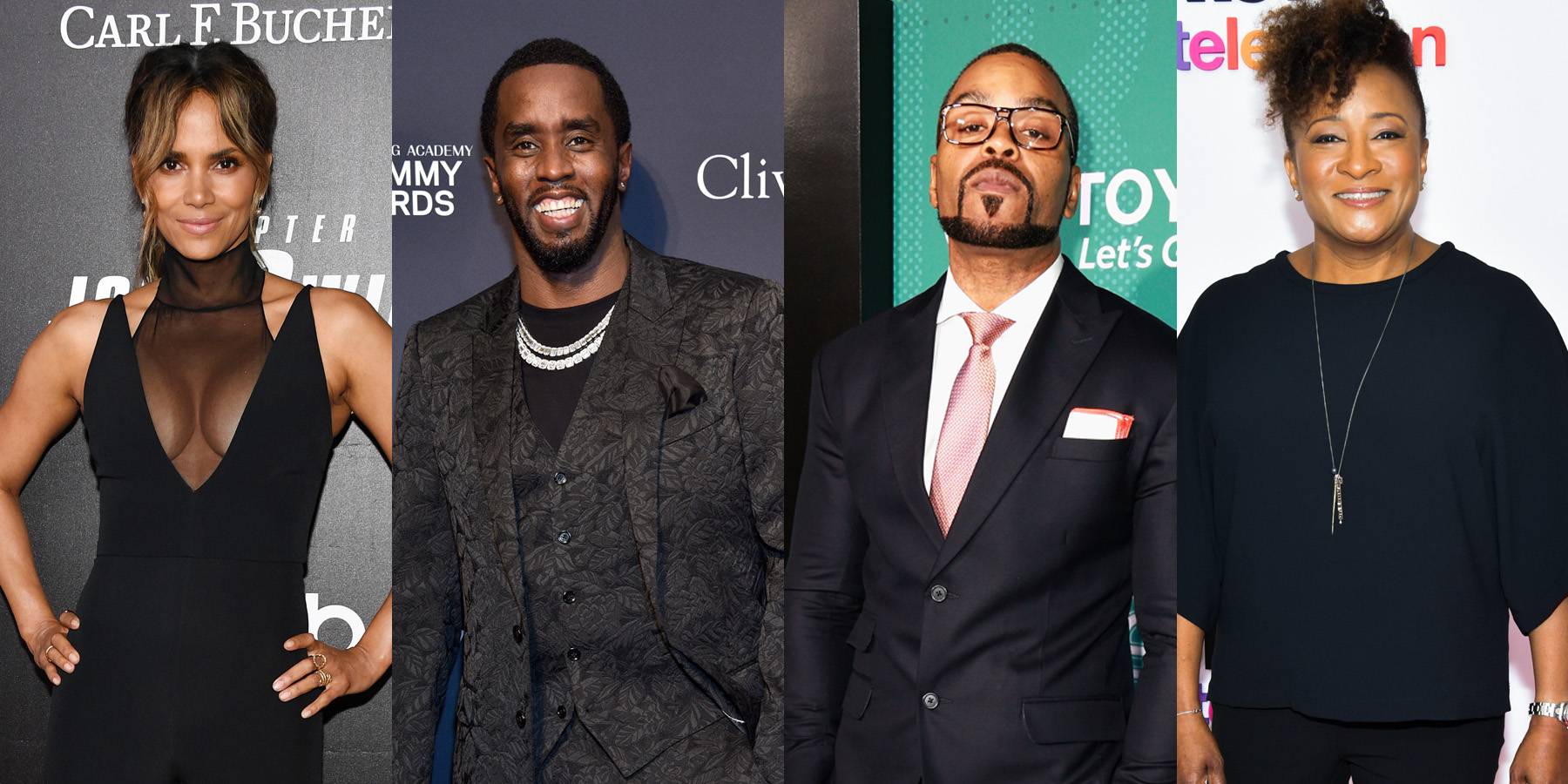 (Photos from left: Dimitrios Kambouris/Getty Images, Gregg DeGuire/Getty Images for The Recording Academy, Leon Bennett/Getty Images for BET, Rodin Eckenroth/Getty Images)