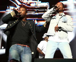 A$AP Mobbin’ - The Mob brought all of their gold teeth and Uptown swag to the 2014 BET Experience at L.A. LIVE.  (Photo: Christopher Polk/BET/Getty Images for BET)