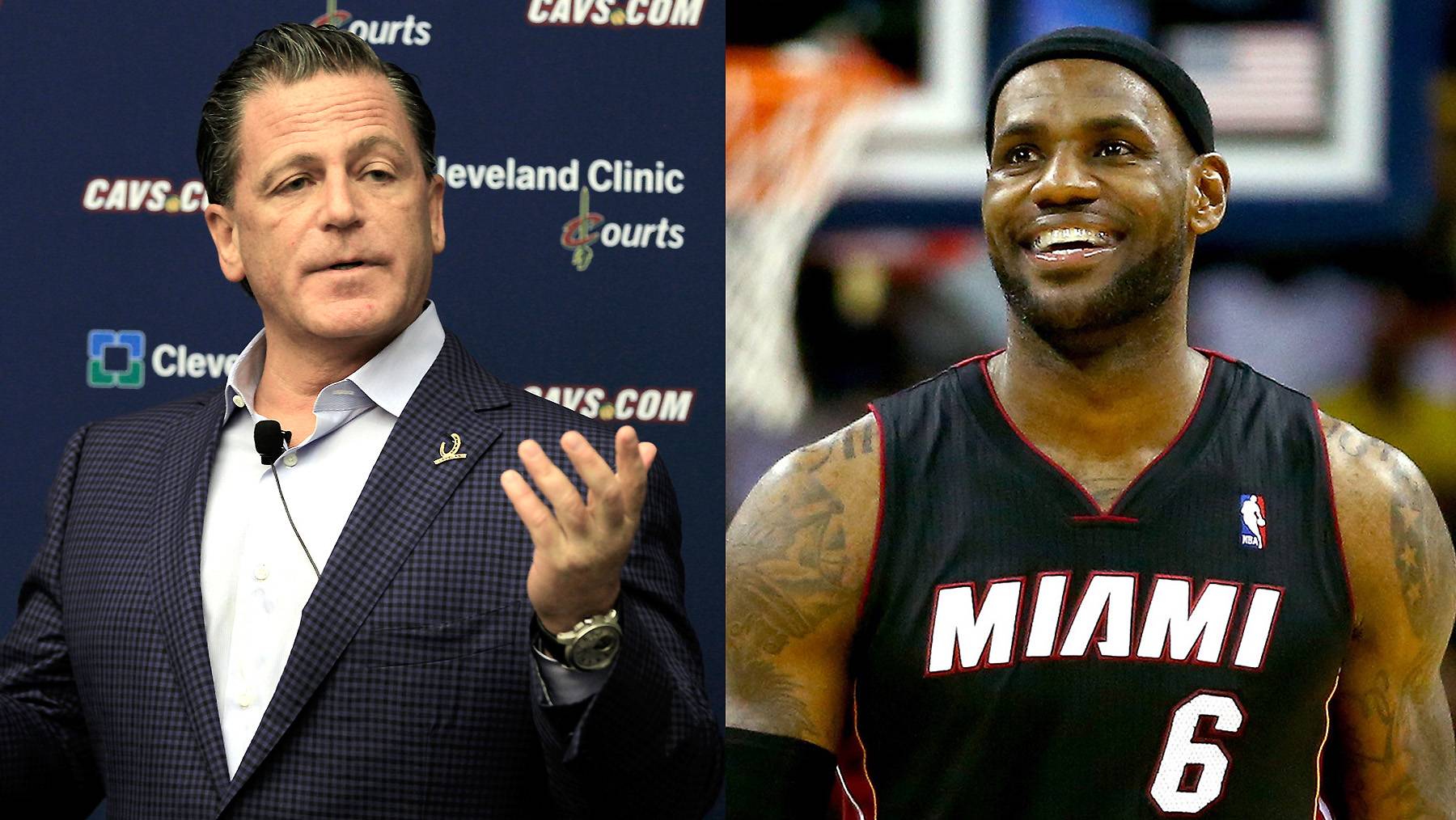 LeBron James, Dan Gilbert, Cleveland Cavaliers