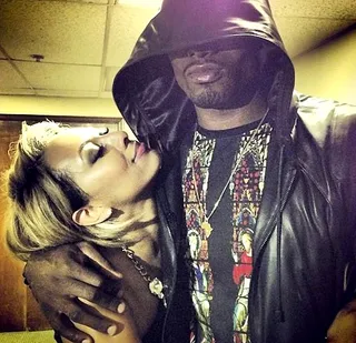 Serge Ibaka and Keri Hilson  - Miss Keri baby done scored her a winner. The handsome OKC baller and gorgeous ATL singer are a very special item.  (Photo: Keri Hilson via Instagram)