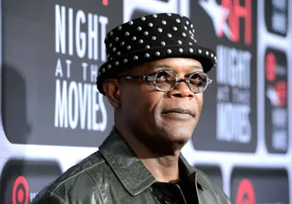 Samuel L. Jackson @SamuelLJackson - Tweet: "I think that was ONE OF THOSE DUCKS Sherman was talking about! Swooped upon by a SEAHAWK!!!!!"(Photo: Frazer Harrison/Getty Images for AFI)