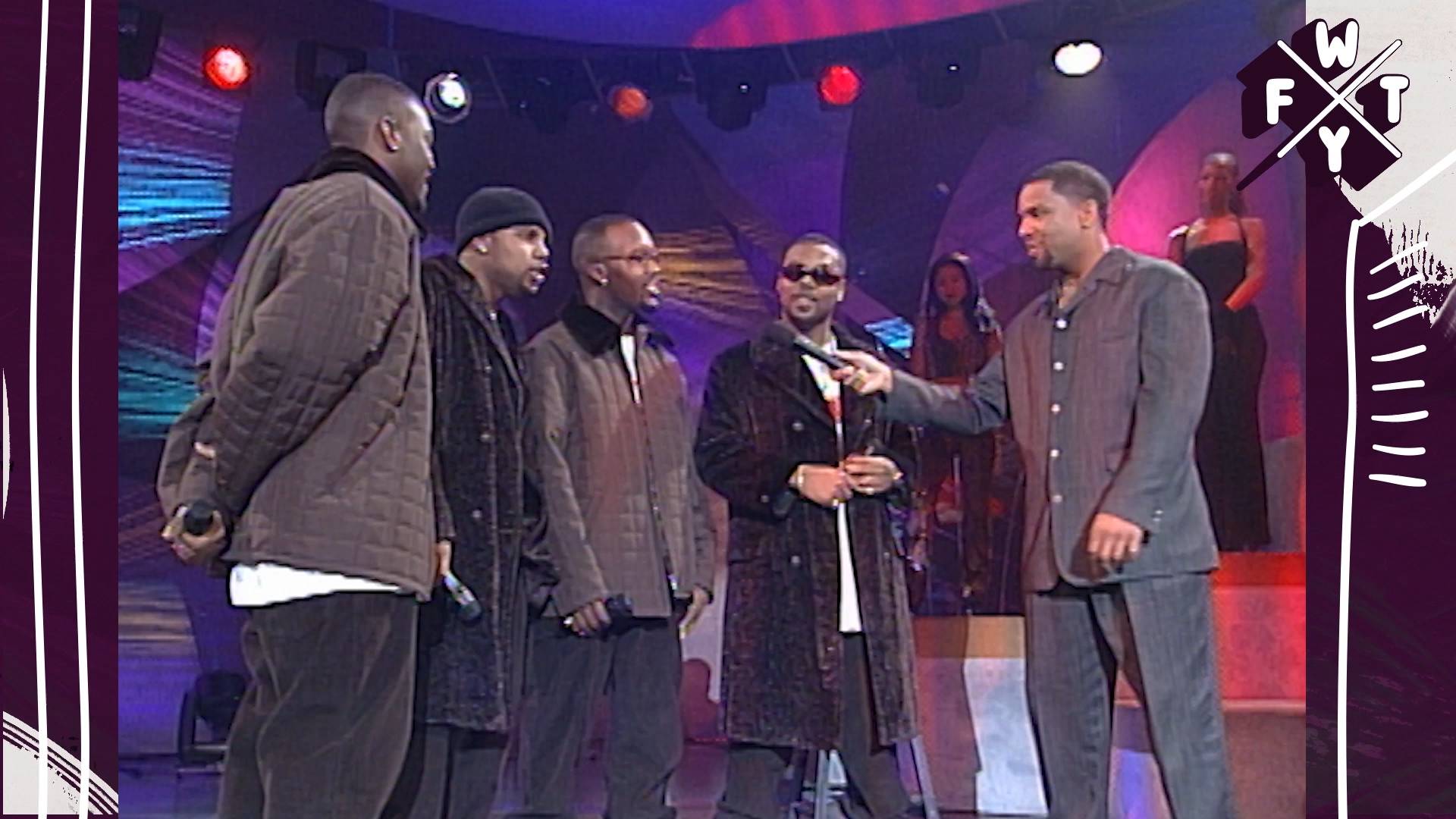 Jagged Edge being interviewed