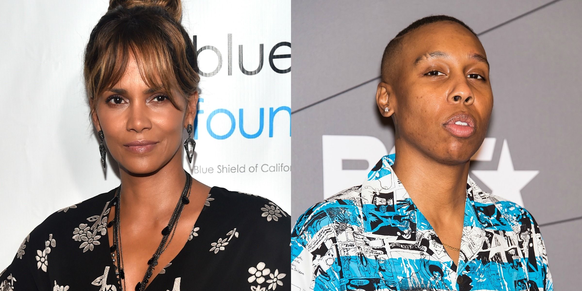 Halle Berry and Leena Waithe on BET Breaks 2018.